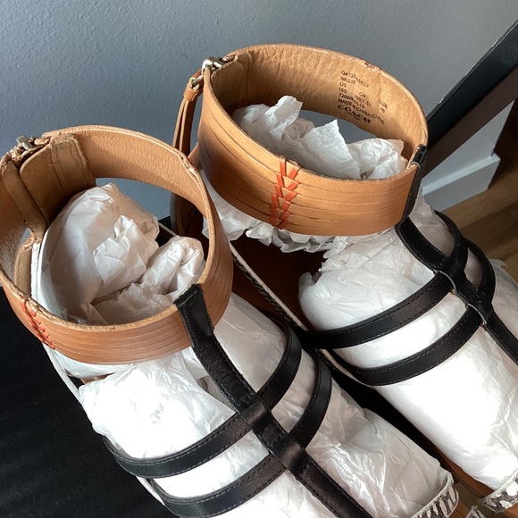 Coach Leather Ankle Multi- Style Sandals 10 - Picture 2 of 3